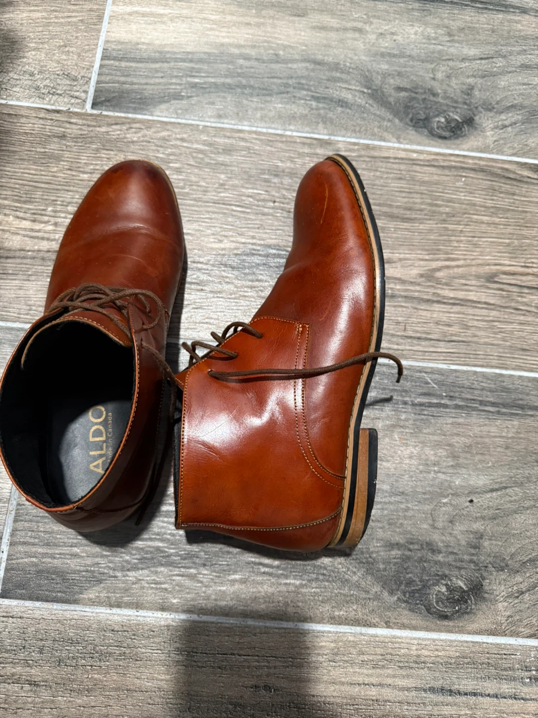 ALDO Brown Leather Boots