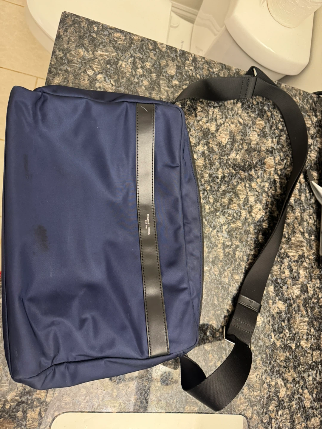 Michael Kors Blue Messenger Bag