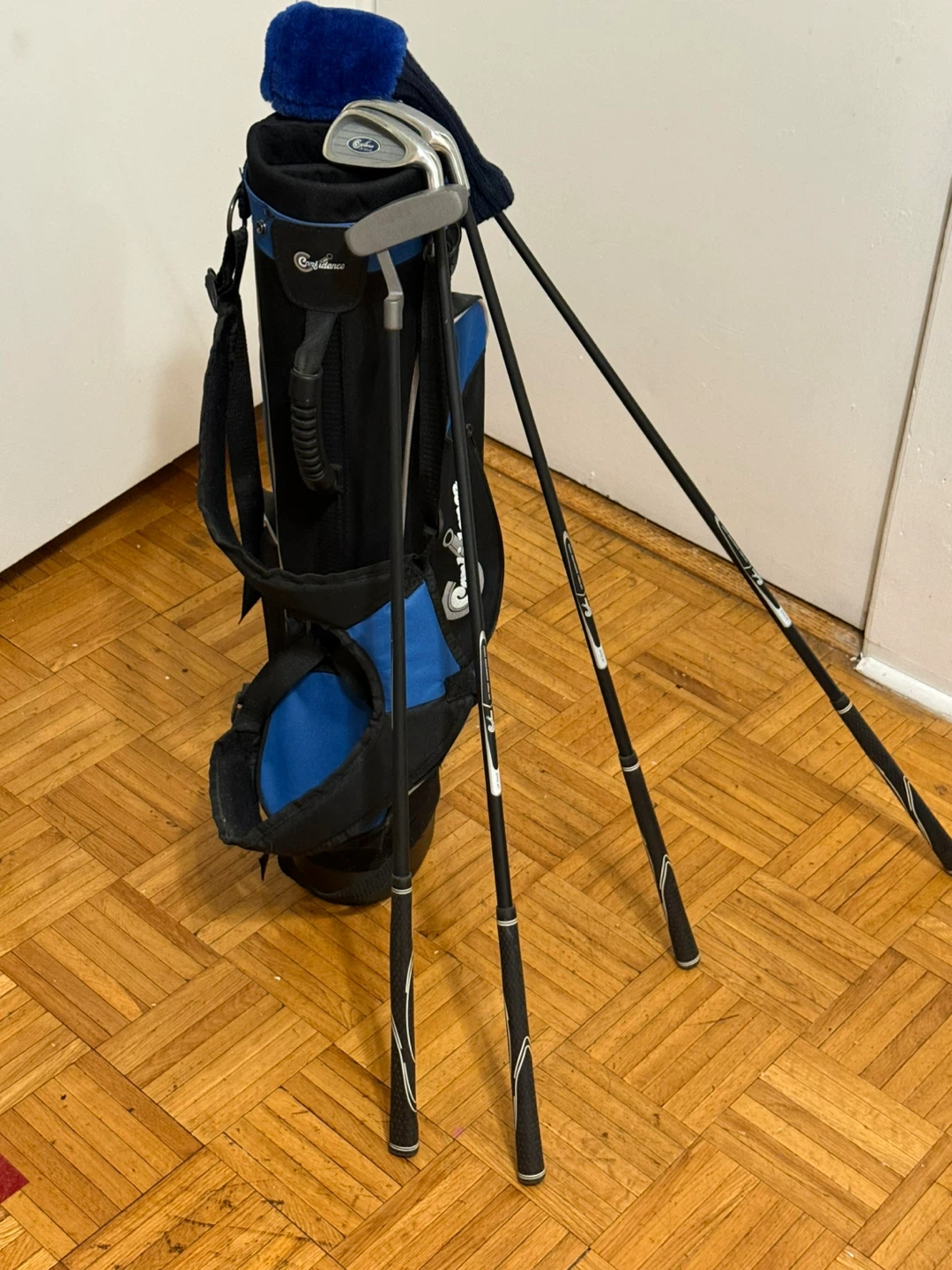 Confidence Junior Golf Bag - Black & Blue - photo 5