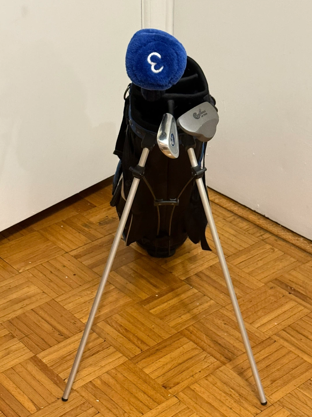 Confidence Junior Golf Bag - Black & Blue - photo 3