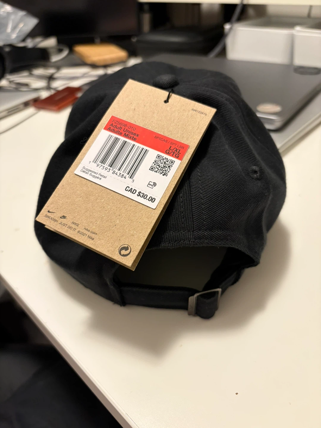 Nike Club Cap - Black, L/XL - photo 3