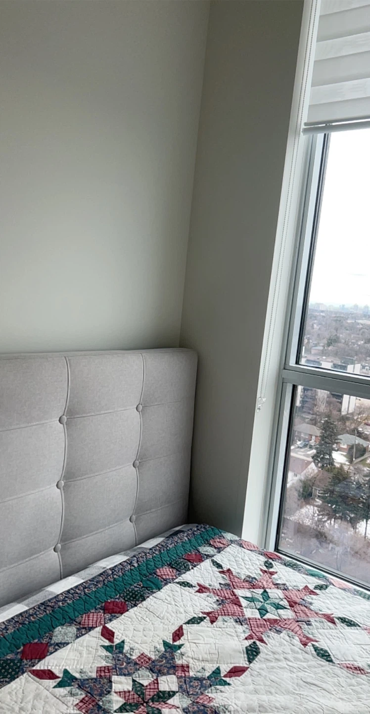 Structube full size bed frame & mattress - photo 2