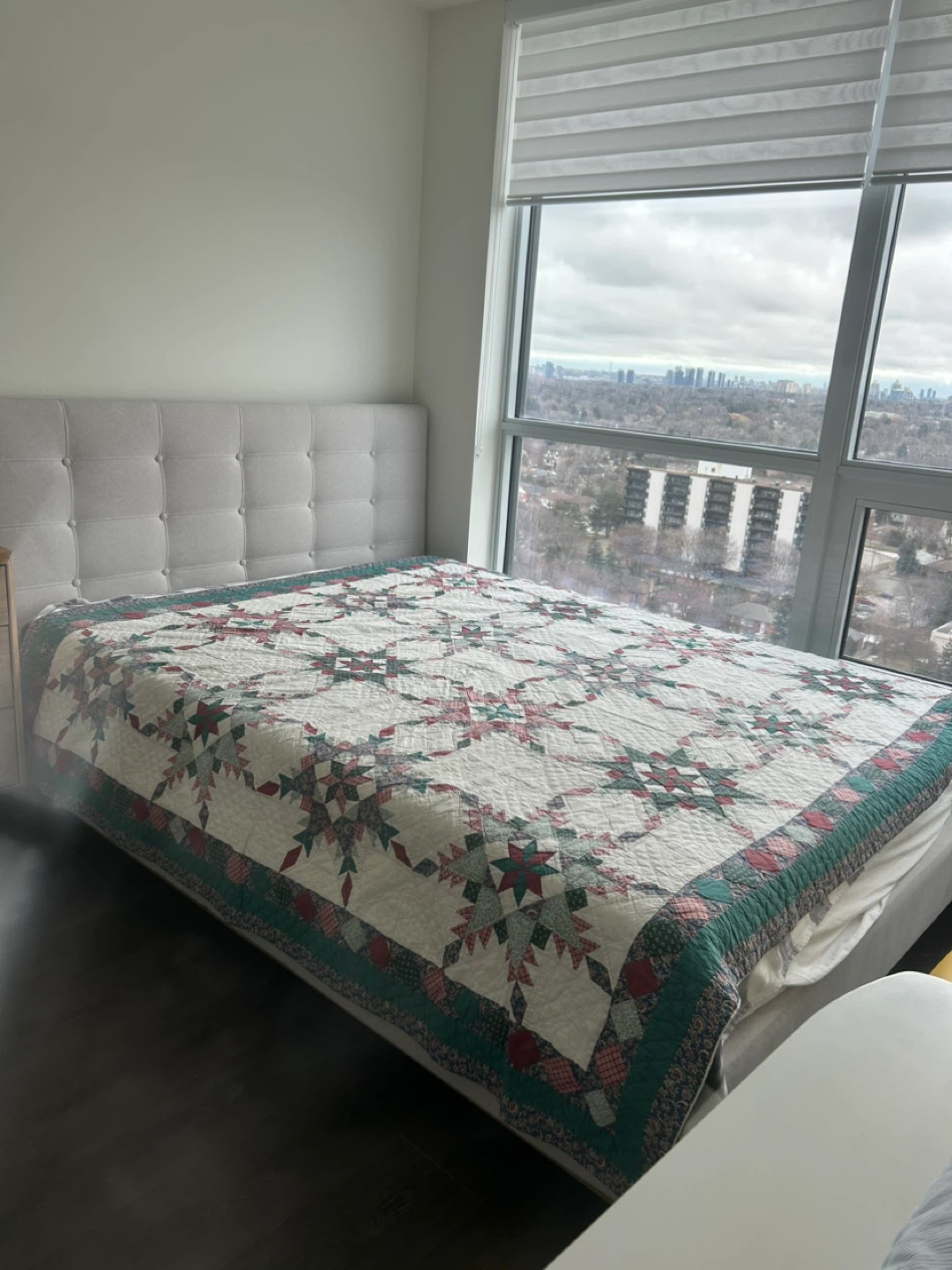 Structube full size bed frame & mattress