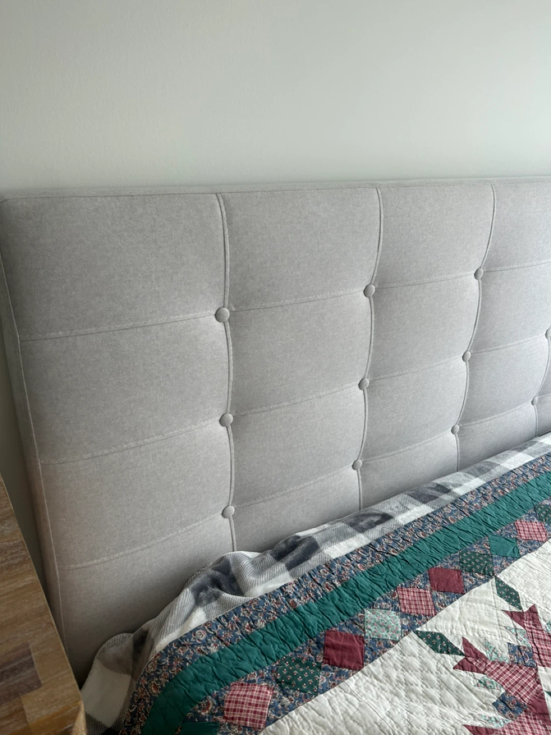 Structube full size bed frame & mattress - photo 3