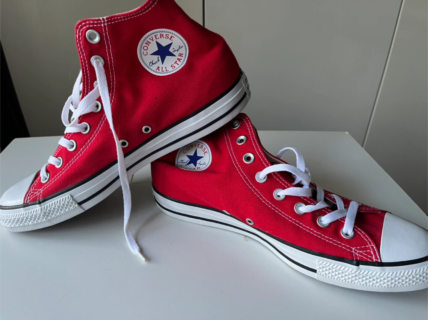Converse Chuck Taylor All Star Hi Red Sneakers - photo 4