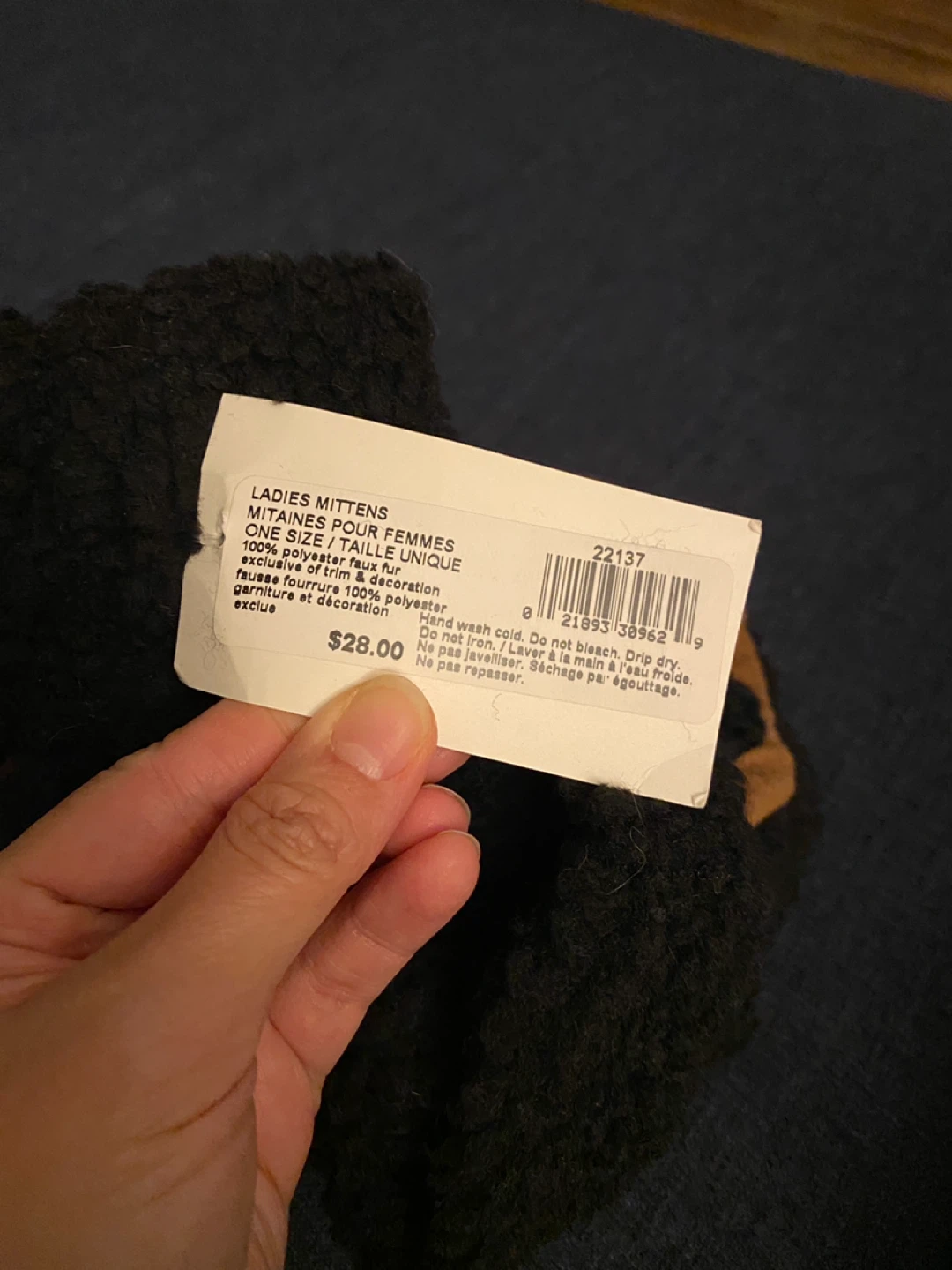 Ladies' One Size Mittens - photo 2