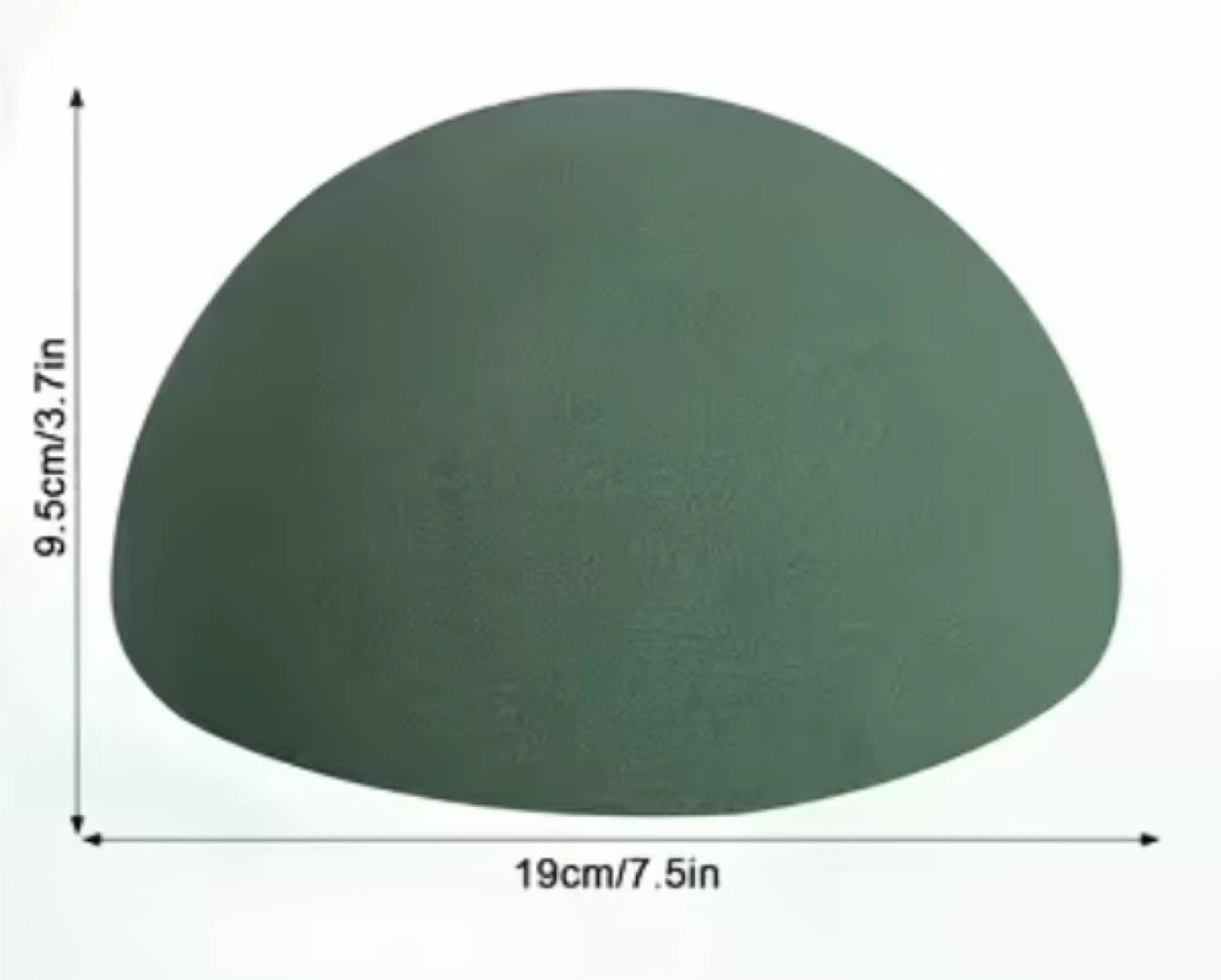 2 pcs- Green Floral Foam Hemisphere - 7.5 inches - photo 3