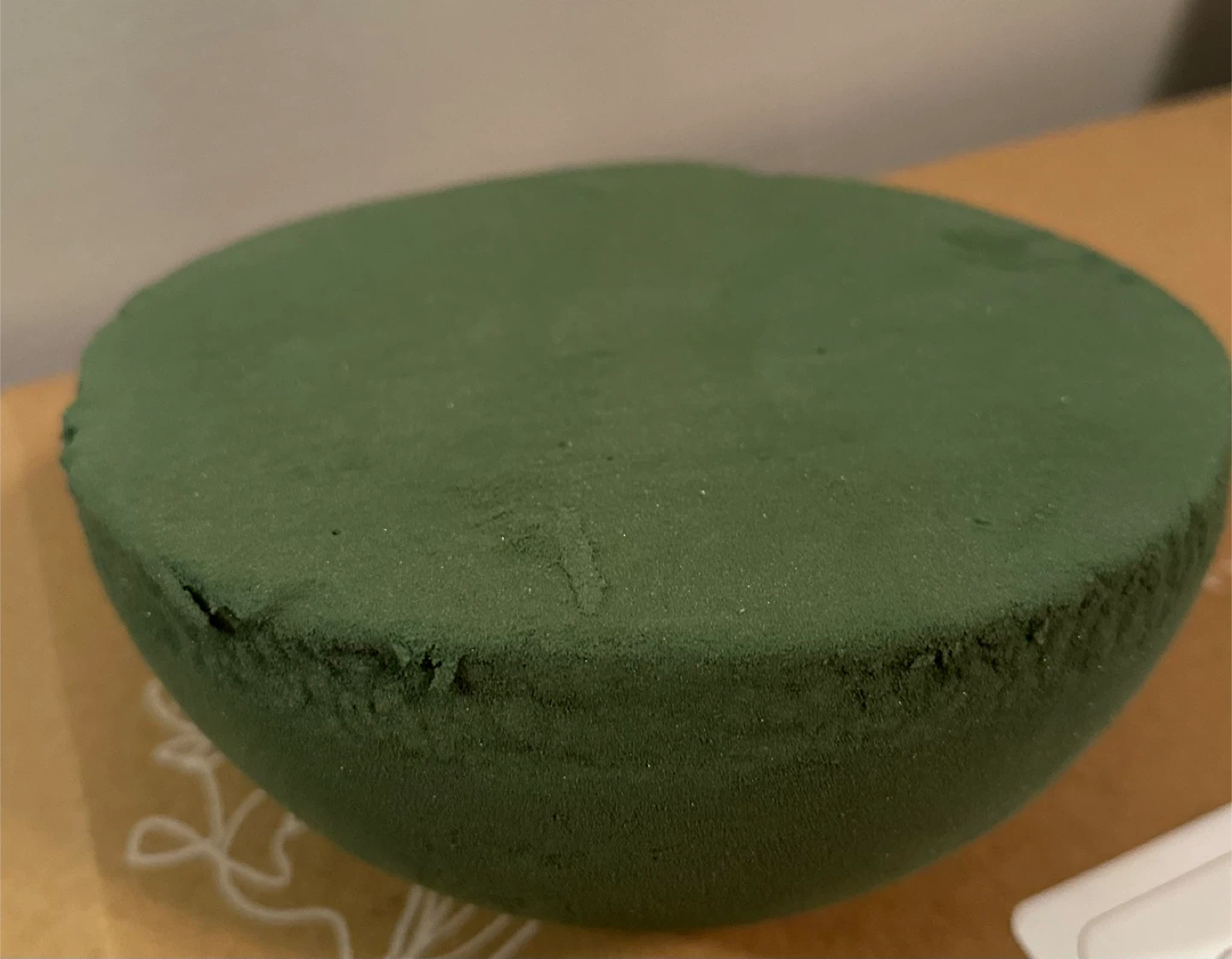2 pcs- Green Floral Foam Hemisphere - 7.5 inches - photo 2