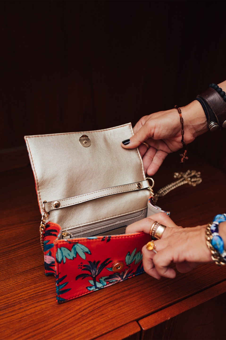 Nine West Floral Chain Crossbody Bag - NWT - photo 2