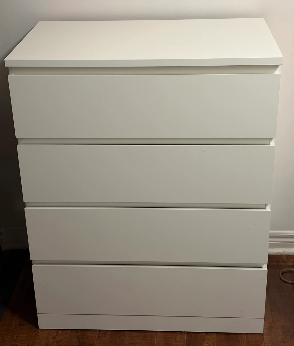 IKEA Malm White 4-Drawer Dresser