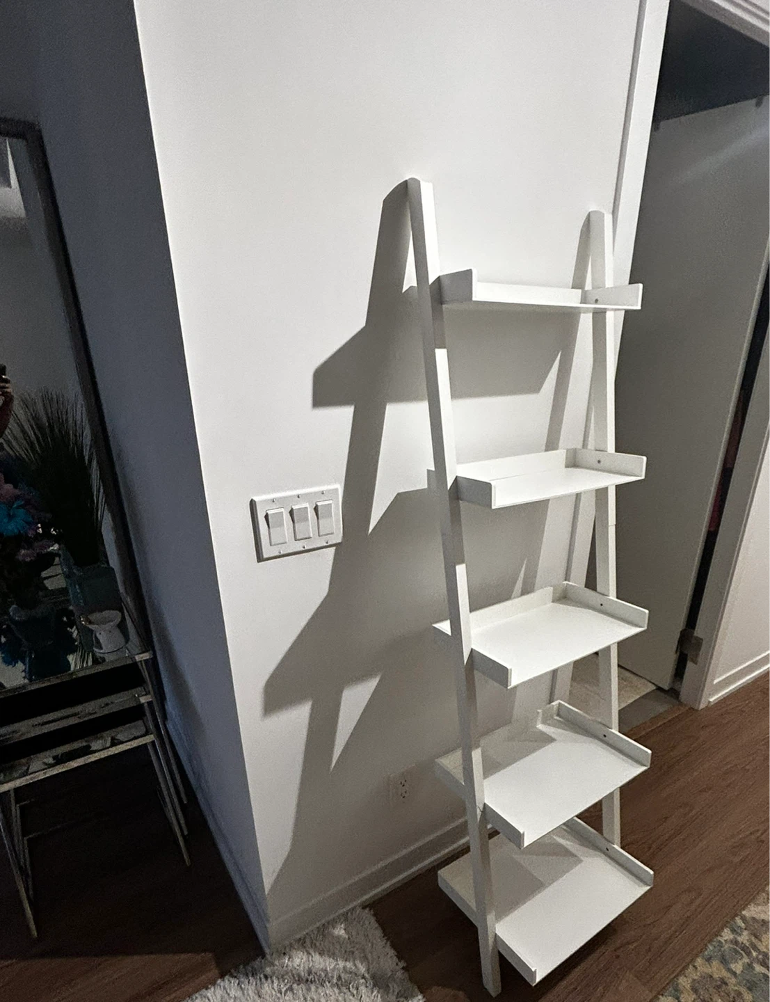 White Ladder Shelf - 66" Height