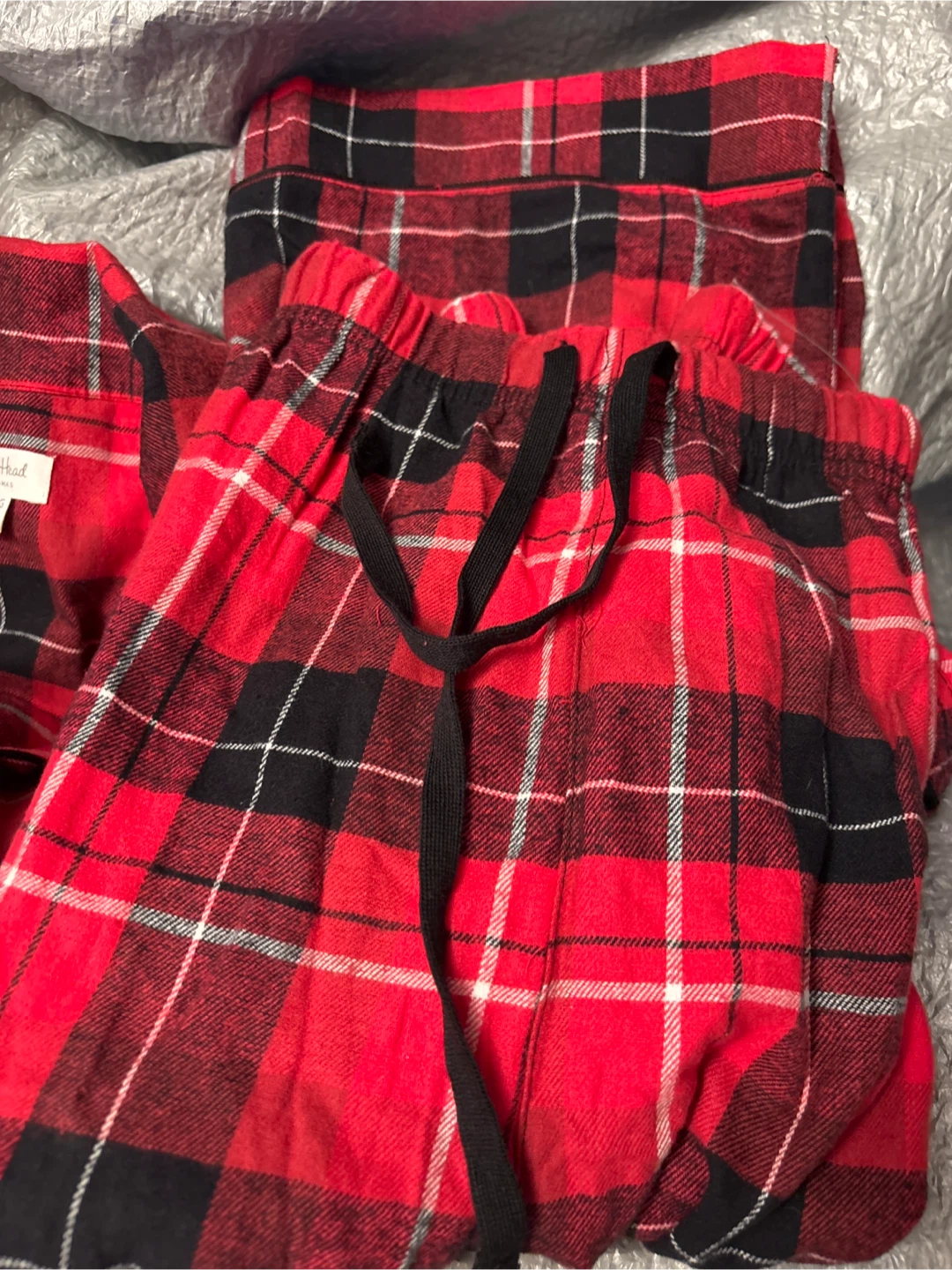 NWOT BedHead Pajamas Size L/G Red Plaid - photo 3
