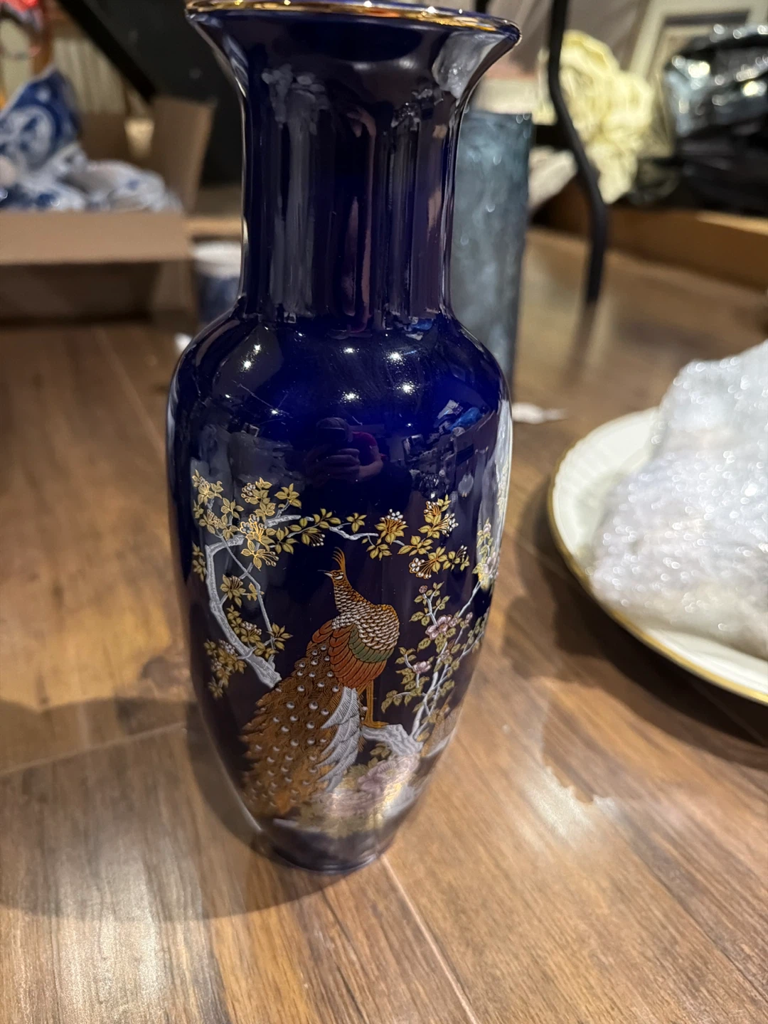 National Silver co Nagoya Japanese vase