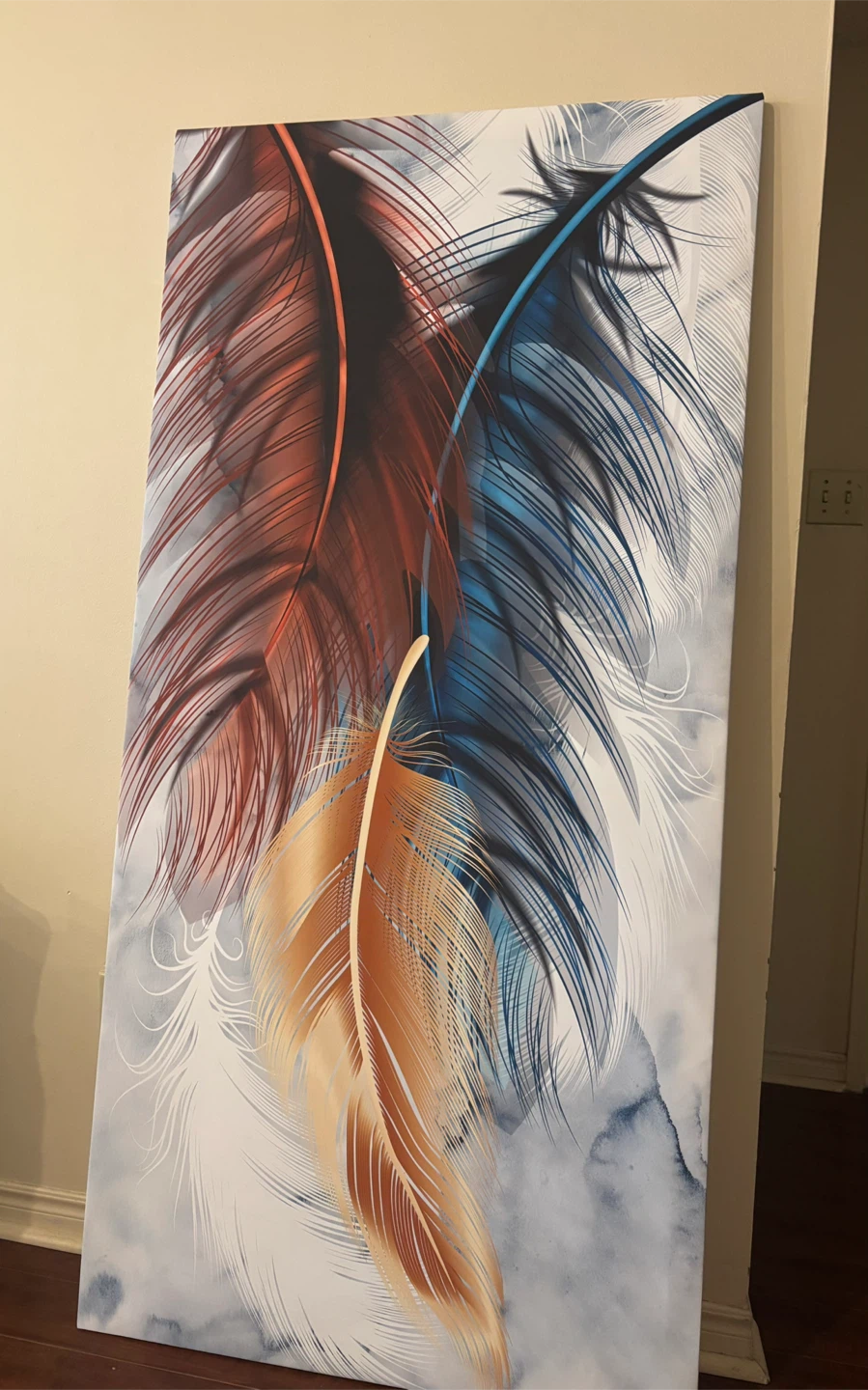 Feather Canvas Print - Ready To Hang Wall Art