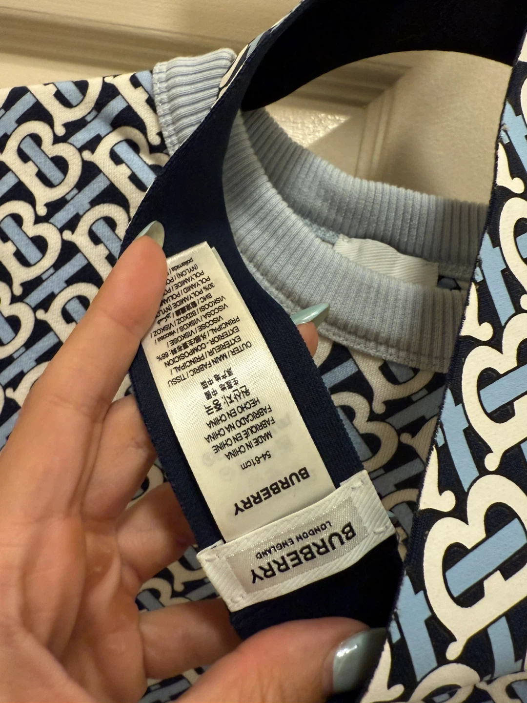 Burberry Monogram Print Sweatshirt and Headband - photo 5