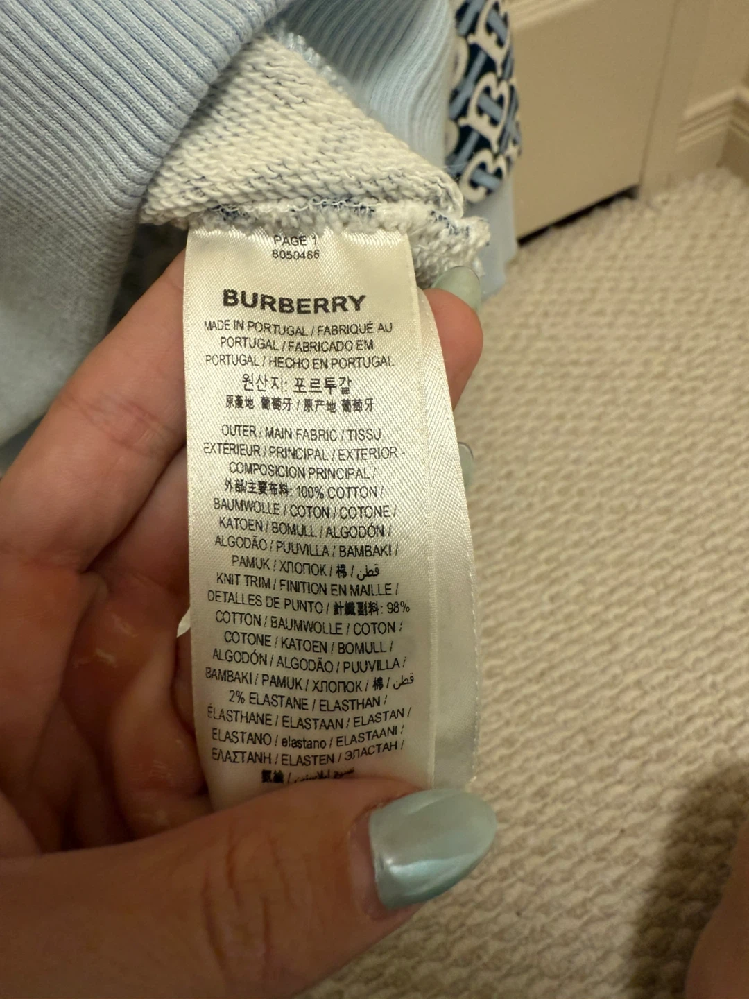 Burberry Monogram Print Sweatshirt and Headband - photo 4