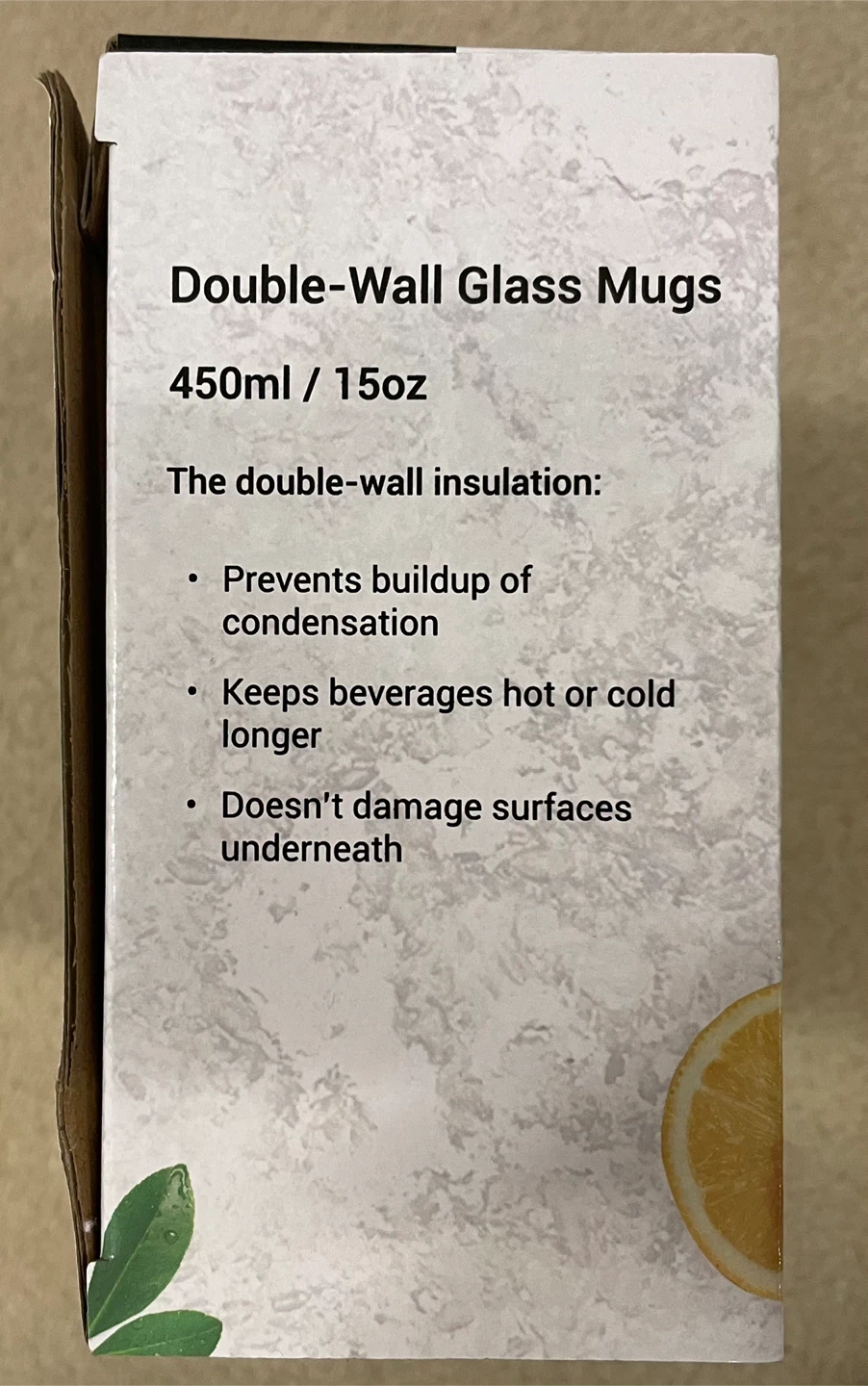 JS Gourmet Double-Wall Glass Mugs (Set of 2) - photo 4