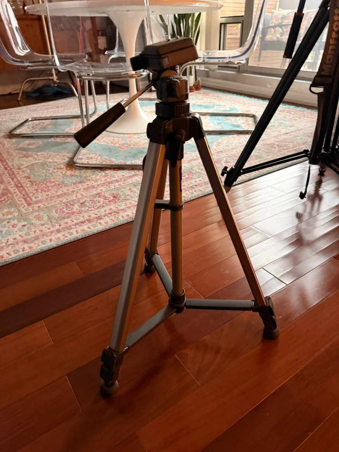 Hakuba S-4500 3-Section Tripod with 3-Way Pan/Tilt Head - photo 2