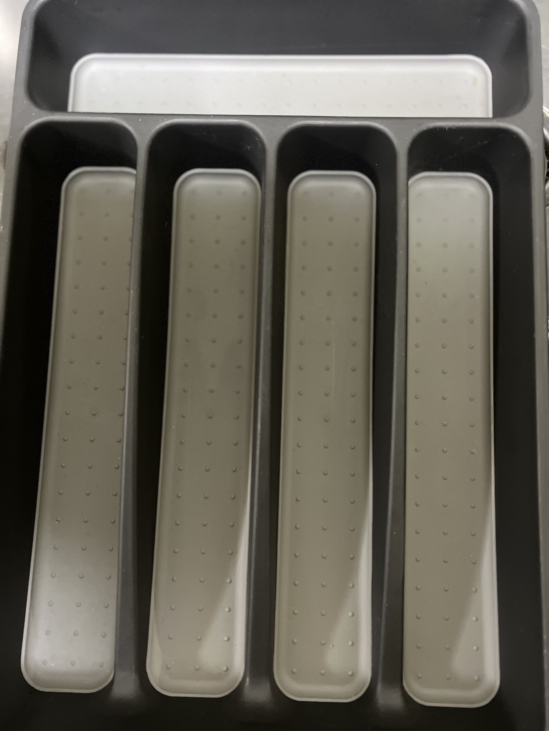 Black Cutlery Tray