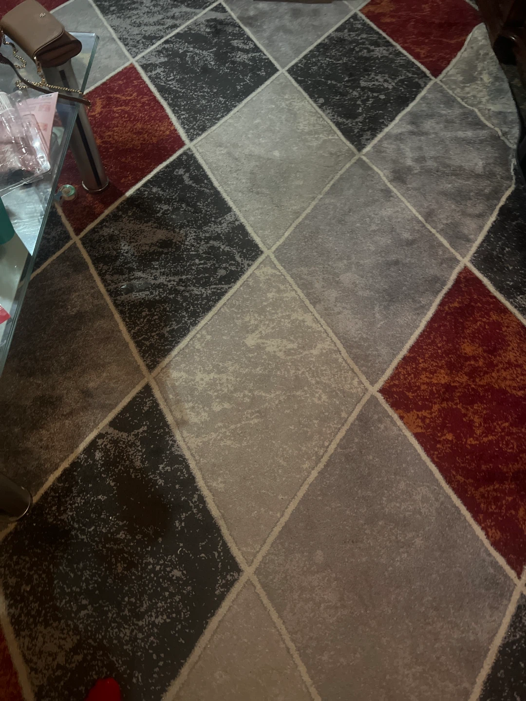 Diamond Pattern Area Rug