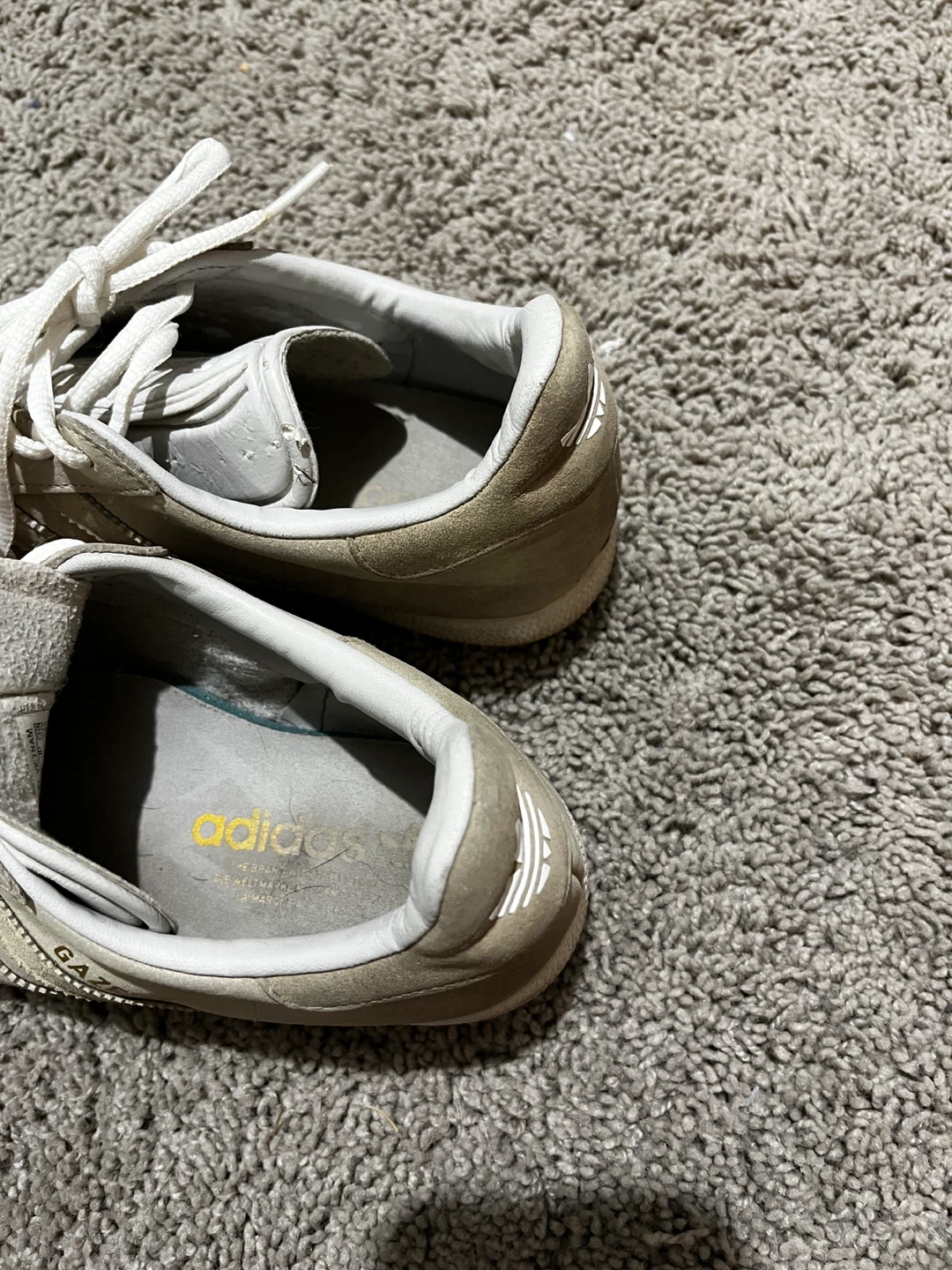 Adidas Gazelle Beige Size 8 - photo 4