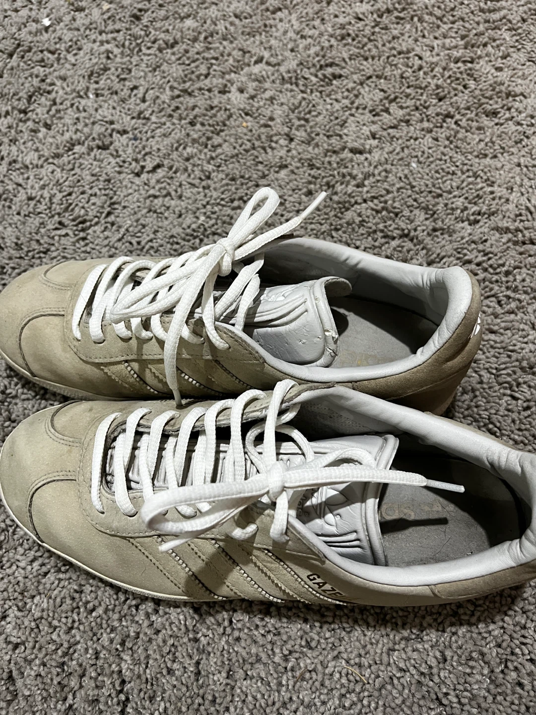 Adidas Gazelle Beige Size 8 - photo 3