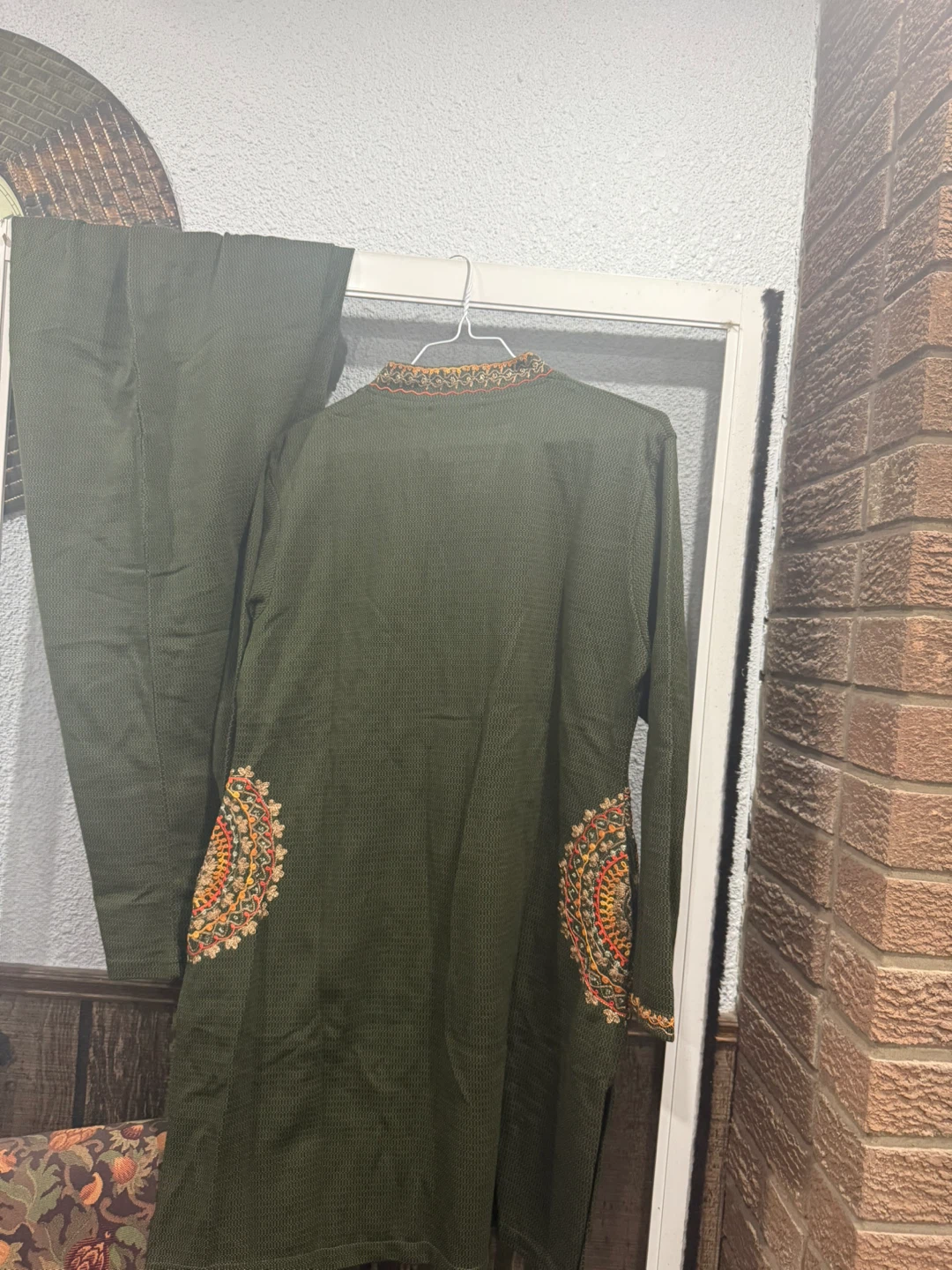 MUSU Green Embroidered 2-Piece Set - photo 3