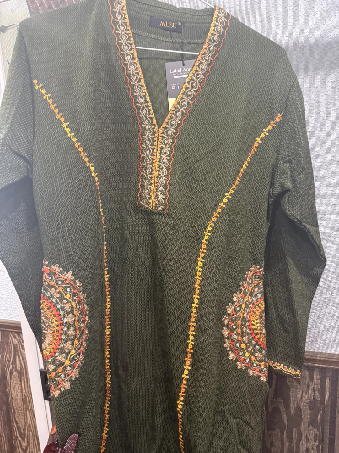 MUSU Green Embroidered 2-Piece Set - photo 2