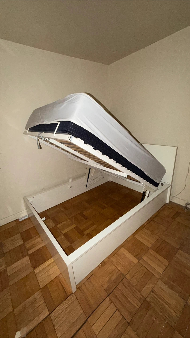 Queen Bed Frame with Storage - photo 4