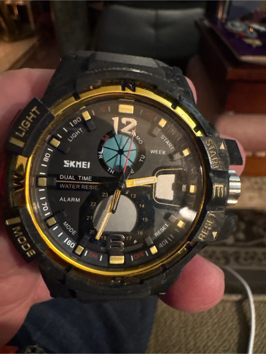 SKMEI Dual Time Water Resist Watch