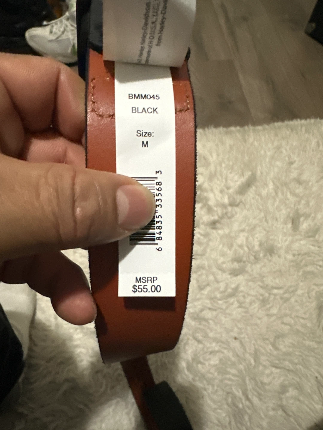 “🧡” Harley-Davidson Black Leather Belt - Size M (34/36) - photo 4