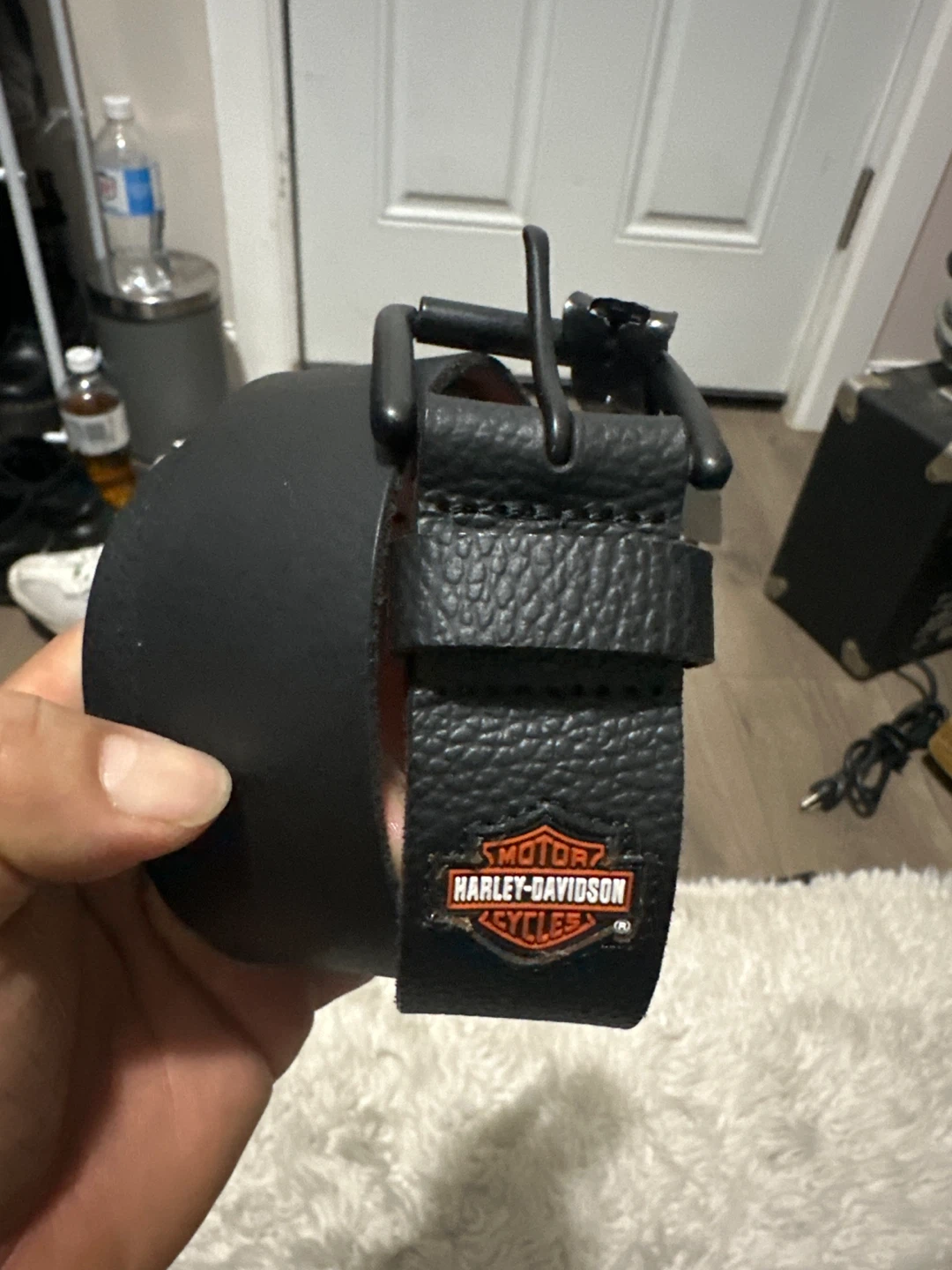 “🧡” Harley-Davidson Black Leather Belt - Size M (34/36)