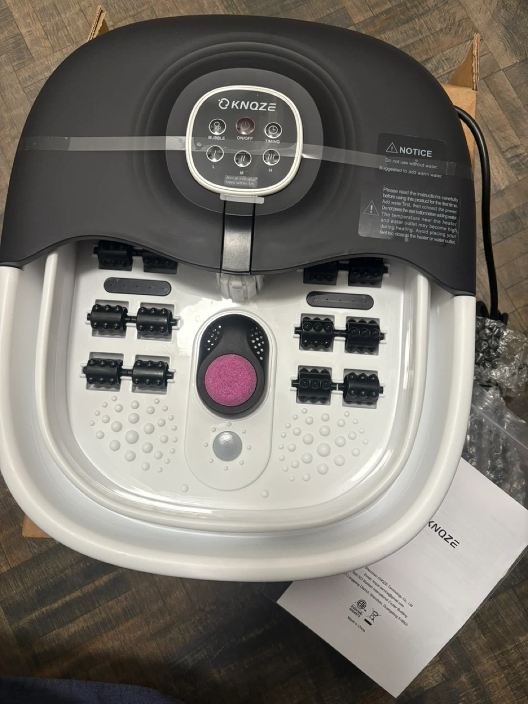 Knoze Foot Spa/Bath Massager - photo 5