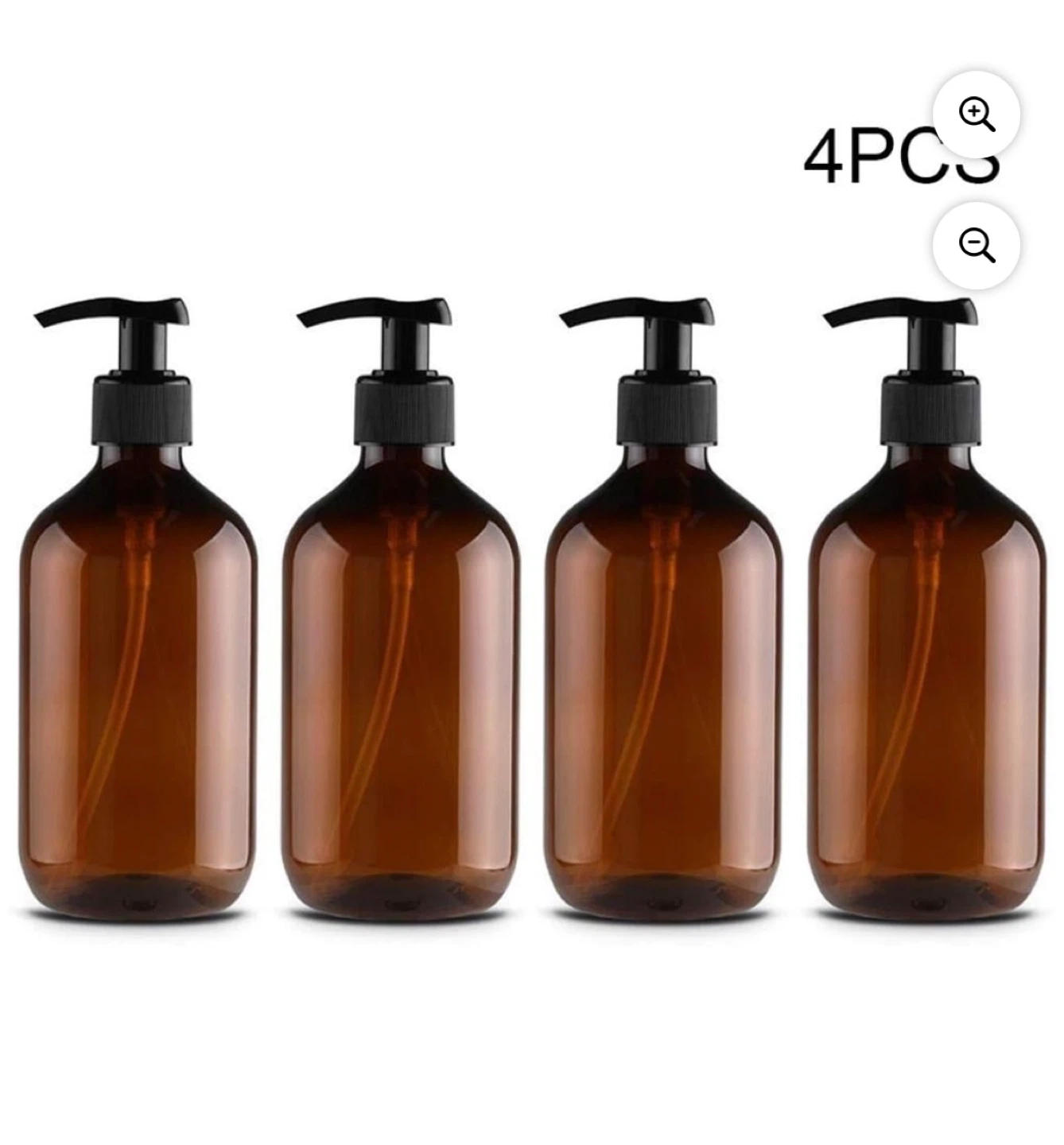 500ml Press-Type Soap Dispenser Plastic Bottle Set