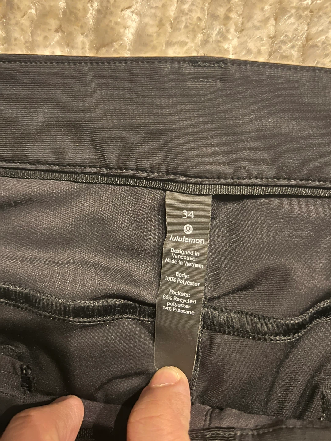 Lululemon ABC Pants Size 34 Black