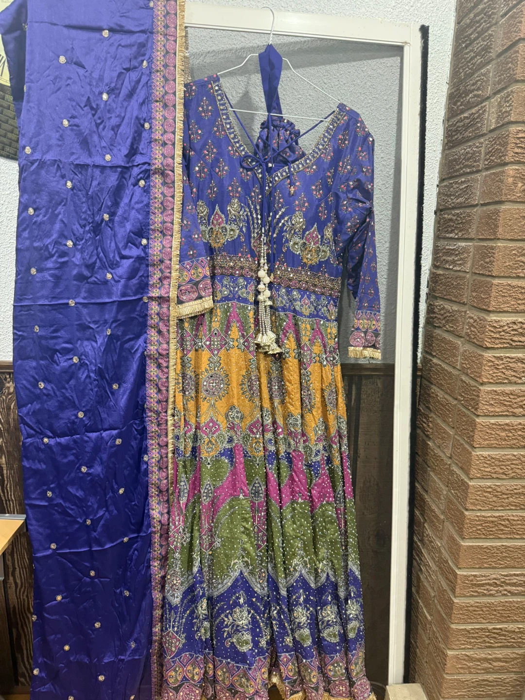 🥕 Long Maxi Dress with duptta and Potli - photo 3