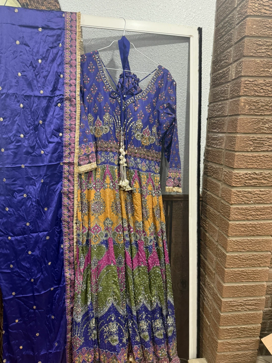 🥕 Long Maxi Dress with duptta and Potli - photo 5