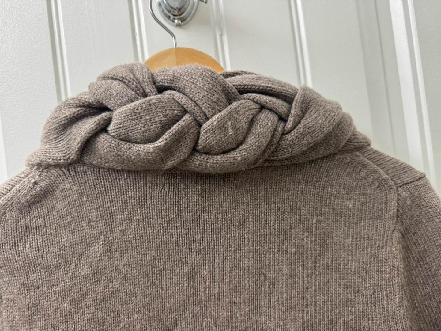 Taupe Cowl Neck Sweater - photo 3