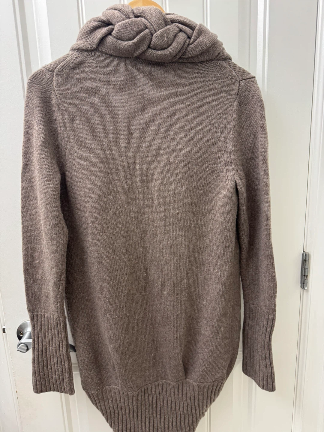 Taupe Cowl Neck Sweater - photo 4