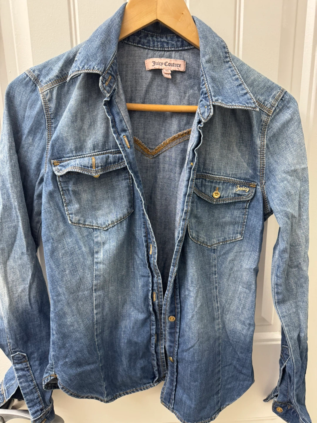 Juicy Couture Denim Shirt - Size XS