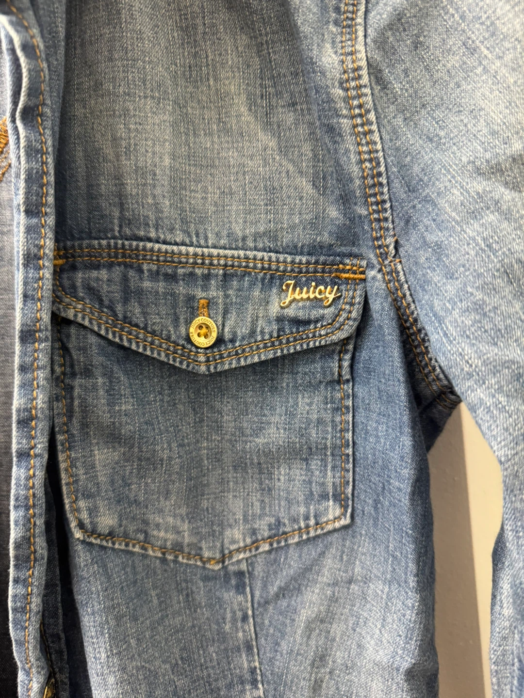 Juicy Couture Denim Shirt - Size XS - photo 4