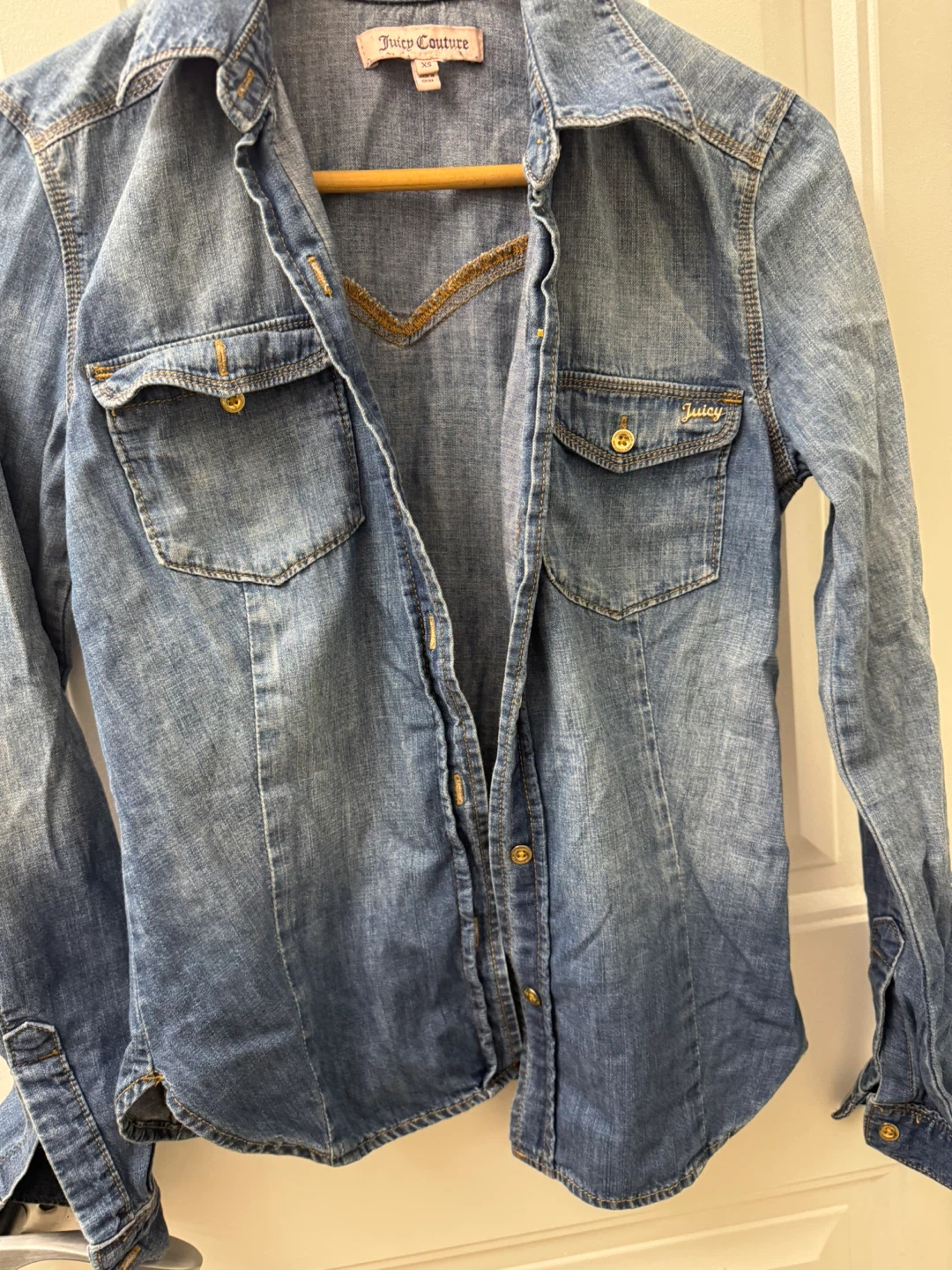 Juicy Couture Denim Shirt - Size XS - photo 3