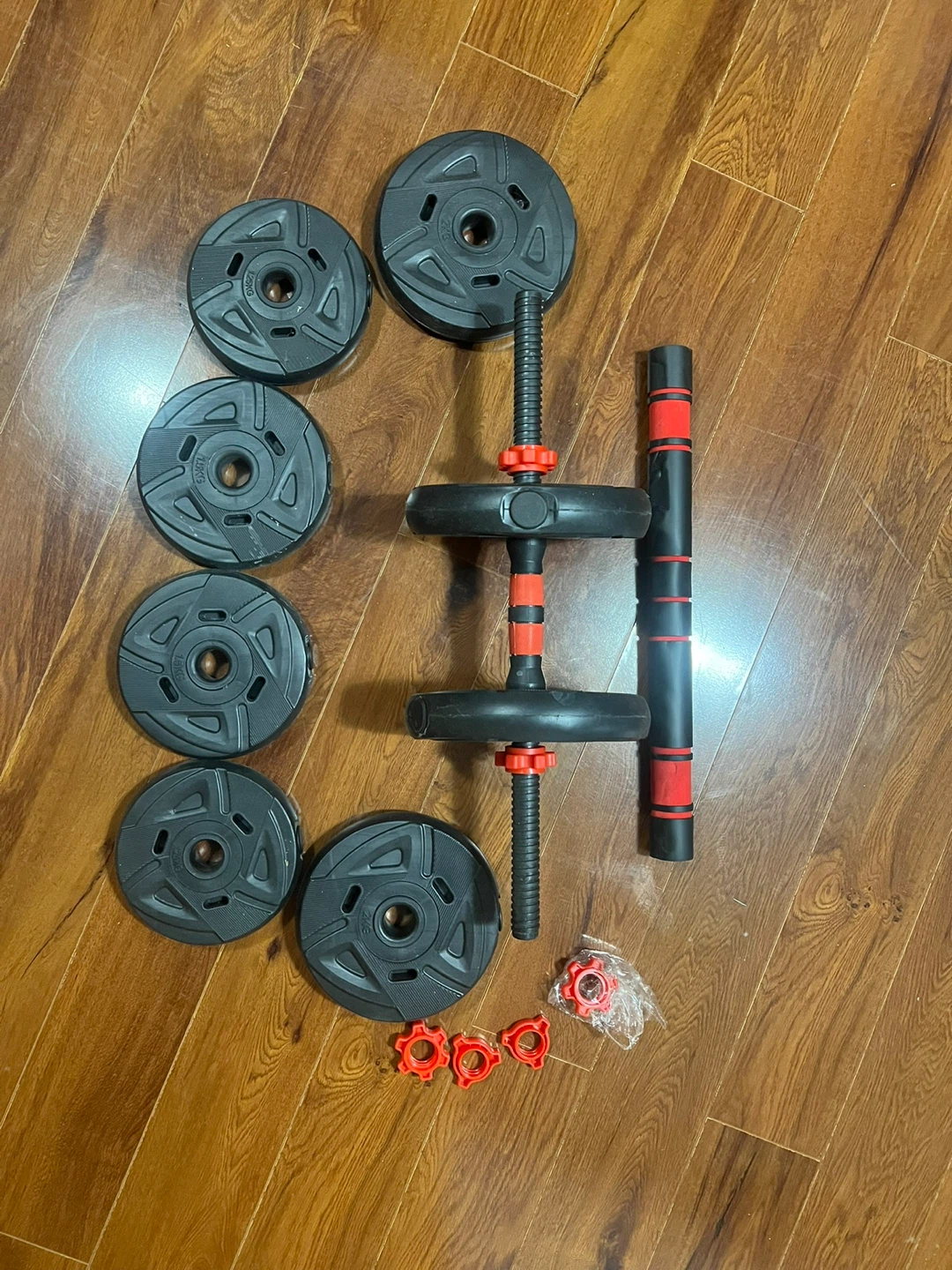 Adjustable Dumbbell Set - Weights Included