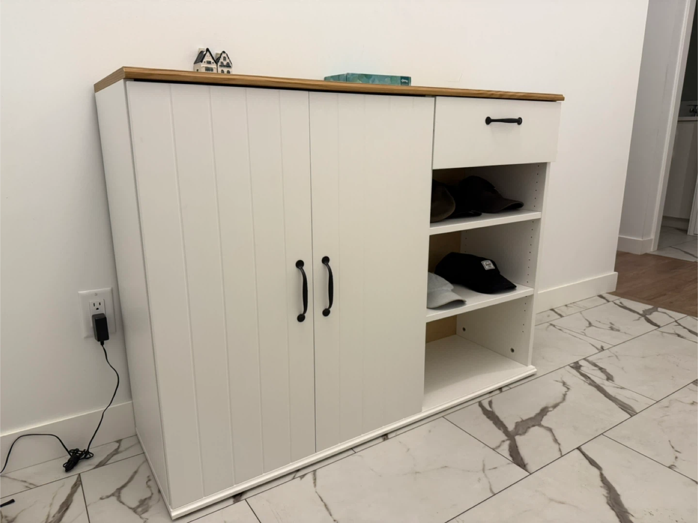 IKEA SKRUVBY White Sideboard with 2 Doors - photo 3