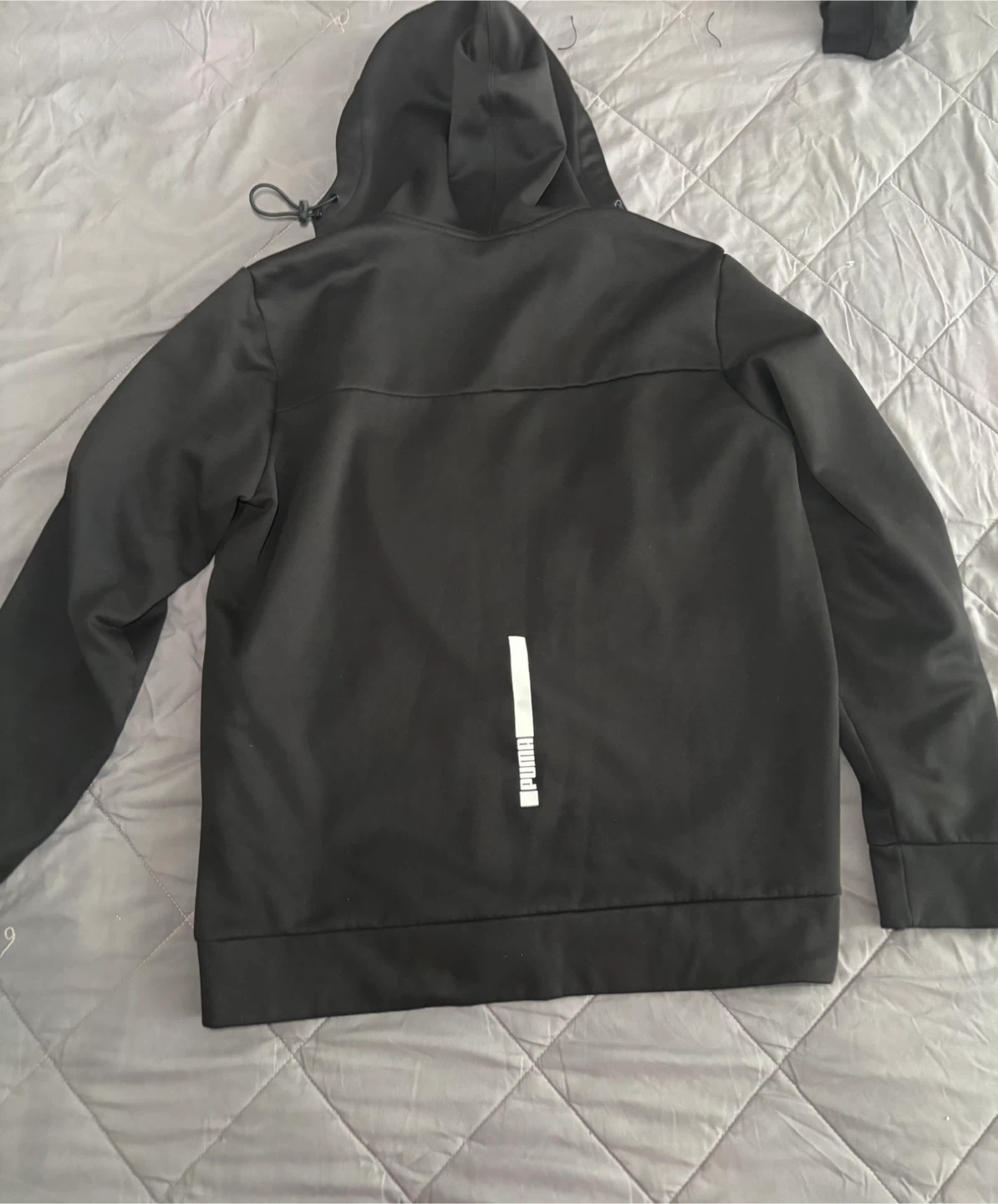 Puma Black Full Zip Hoodie - Size L - photo 3