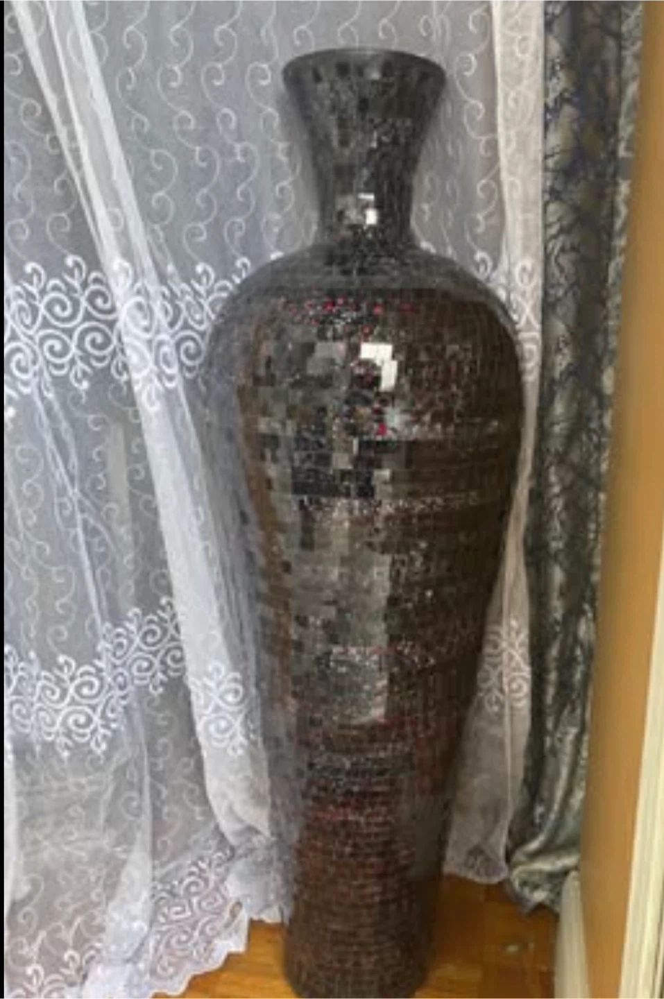 Mosaic Vase - Black - photo 2