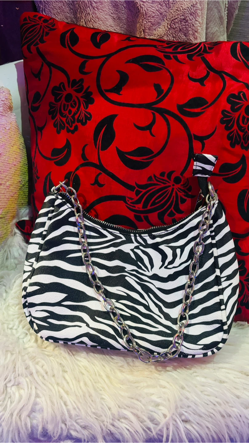 L.A. Express Zebra Print Bag