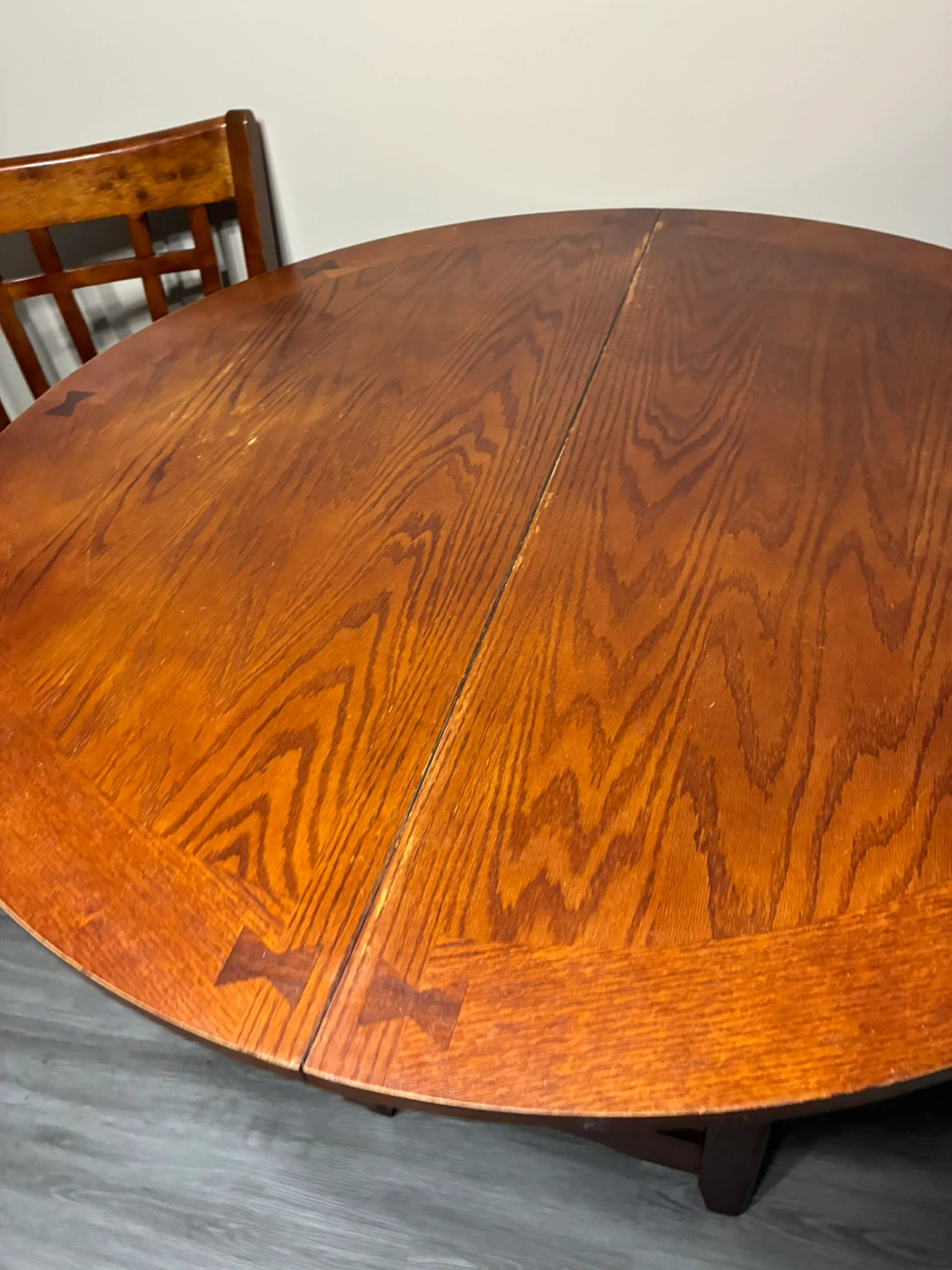 Wood Bar Height Table with 4 Chairs - photo 3