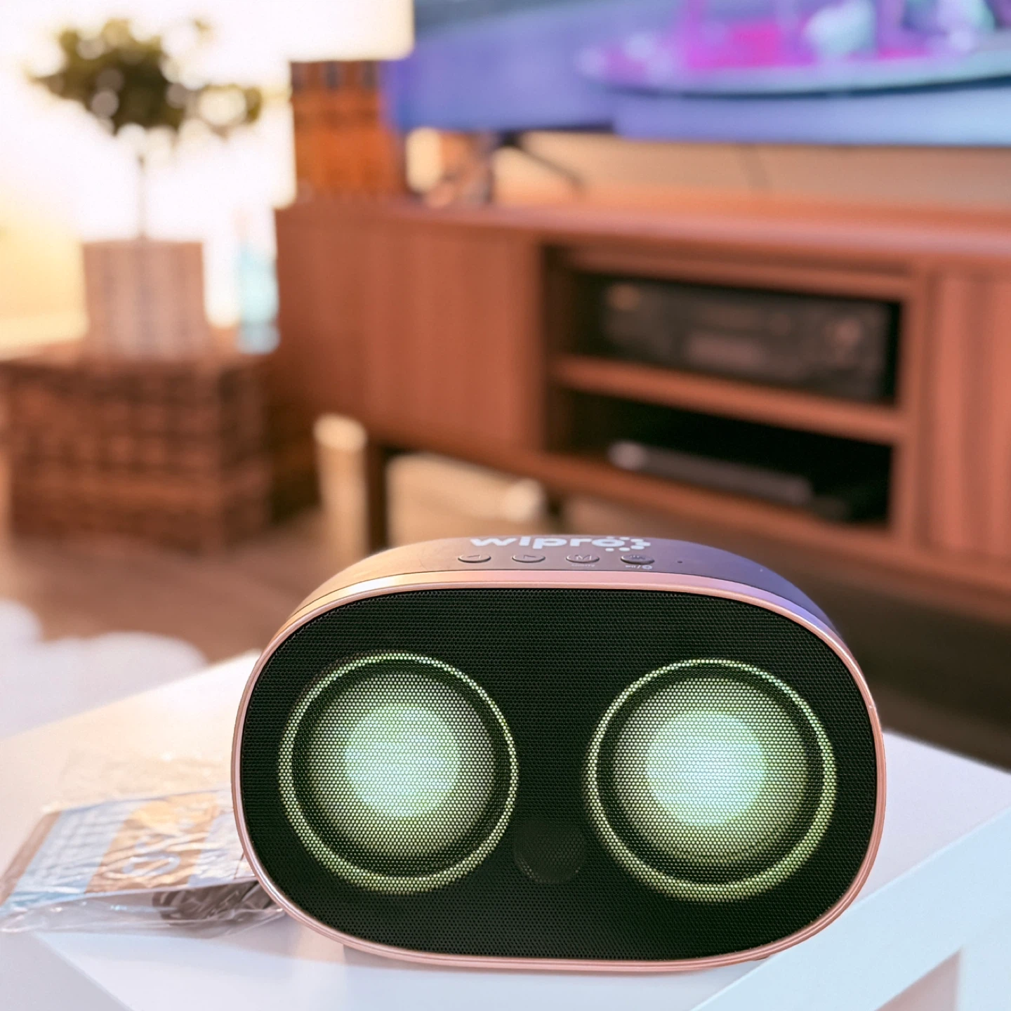 Retro Bluetooth Speaker w/ Color Changing Lights - photo 5