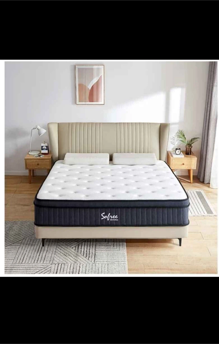 Sofree Queen Size 10 Inch Hybrid Mattress - Medium Firm - photo 2